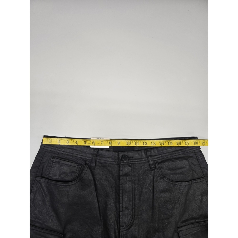 Victorious Jeans Premium Men's Black Denim NWT 36x32 DL1401 - Picture 10 of 15